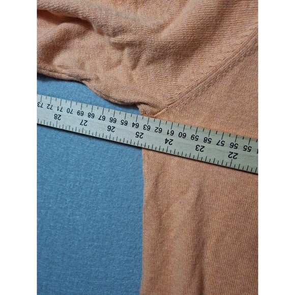 Peter Millar Crown Quarter Zip Sweater Men’s XL Orange Nectar Cashmere Blend - Picture 8 of 8